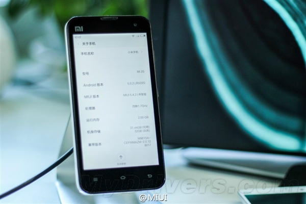 小米2/S升級MIUI6 基于Android 5.0!