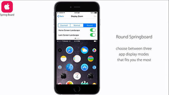 疑似蘋果iOS 9系統曝光 圖標采用圓形設計