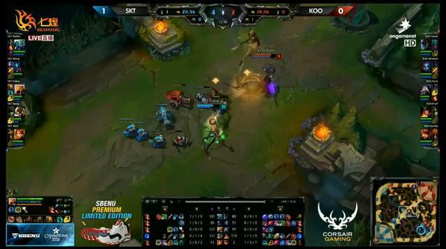 LOL韓國(guó)OGN聯(lián)賽SKT繼續(xù)13連勝 其他戰(zhàn)隊(duì)水平太低