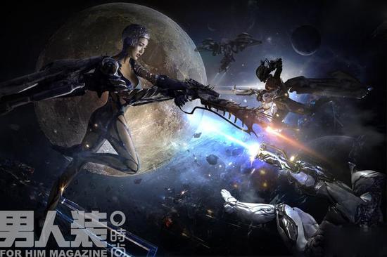 為網游拍寫真張璇大尺度出鏡 榮登男人裝封面