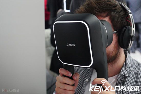 佳能推概念虛擬現(xiàn)實(shí)顯示器 手持外觀遭吐槽