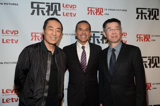 張藝謀、洛杉磯前市長與樂視影業(yè)張昭