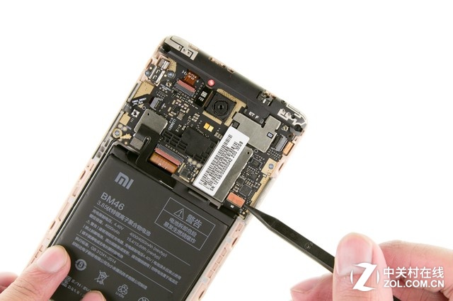 按鍵壽命堪憂(yōu) 紅米Note 3深度拆解圖賞