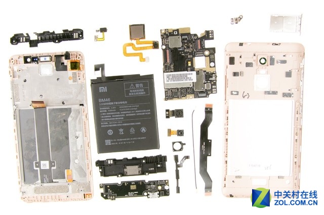 按鍵壽命堪憂 紅米Note 3深度拆解圖賞