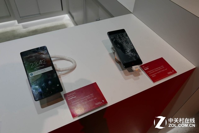 最被大家熟悉的手機部分,展示的是各家使用Snapdraon芯片手機廠商的產品。放眼過去一看,中國品牌占了多數,還是很讓人興奮的。