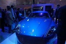 樂(lè)視與阿斯頓?馬丁合作新車Rapide S亮相CES