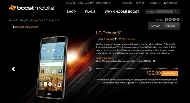 1GB<a href=/tags/2778-0.html target=_blank class=infotextkey>內存</a>+驍龍210 LG K7售價99.99美元 