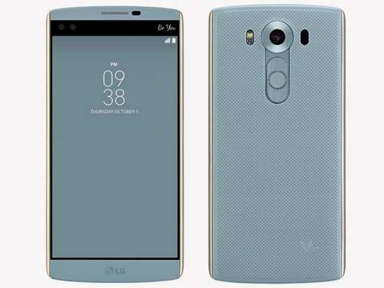 不跟風玫瑰金 LG V10新增湖藍配色 