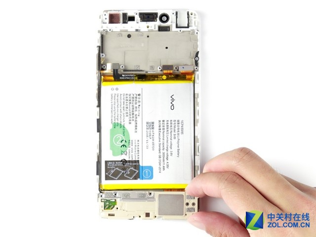 防水防塵性能優異 vivoX6plus拆解圖賞