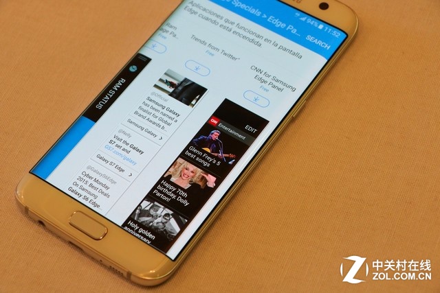三星S7 edge換裝 側面屏幕到底能干啥