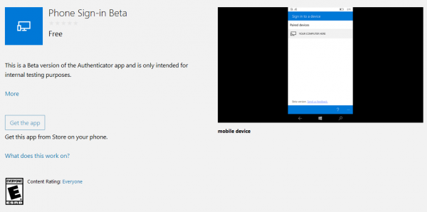 微軟開發(fā)新應(yīng)用 通過藍(lán)牙用手機(jī)解鎖PC 