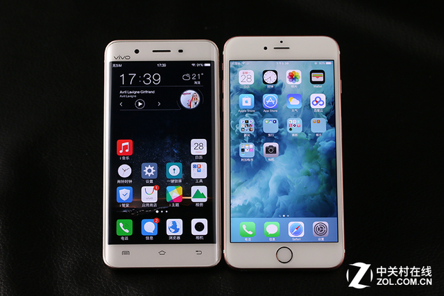 尖Phone:vivo Xplay5對(duì)比蘋果6s Plus 