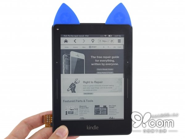 電子閱讀器哪家強 Kindle Voyage拆解評測