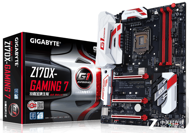 技嘉100系次旗艦Z170X-GAMING 7 售2299 