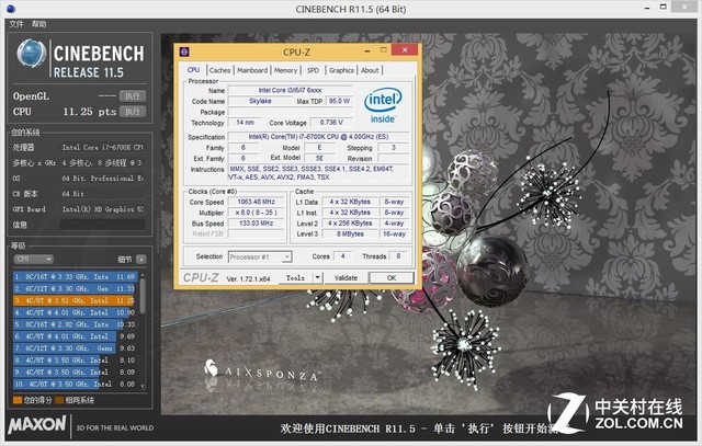 Skylake水冷超頻測試 