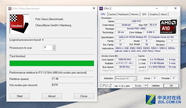 不足千元挑戰i5 AMD A10-7870K對比測試