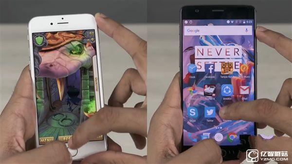 一加3對比iPhone 6S速度測試：遺憾落敗