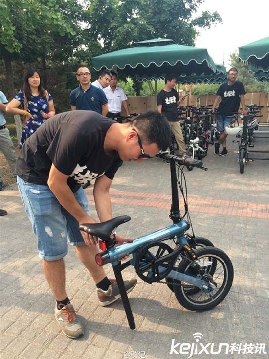 小米智能自行車實拍 小米自行車到底有多大？