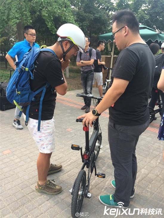 小米智能自行車實拍 小米自行車到底有多大?
