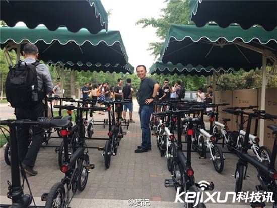 小米智能自行車實拍 小米自行車到底有多大?