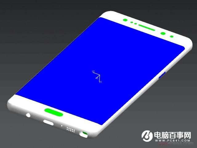 三星Note 7設計草稿曝光 虹膜/曲面屏都會有