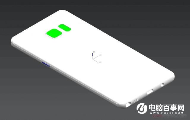 三星Note 7設計草稿曝光 虹膜/曲面屏都會有