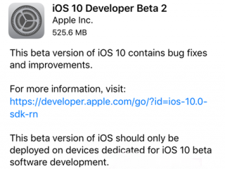 iOS10 beta2更新了什么  蘋果iOS10 beta2更新內(nèi)容大全匯總