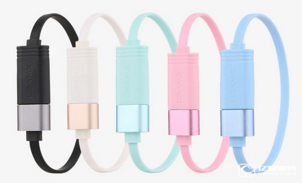 優尚金屬手環手機充電線:戴在手腕上的蘋果手機數據線