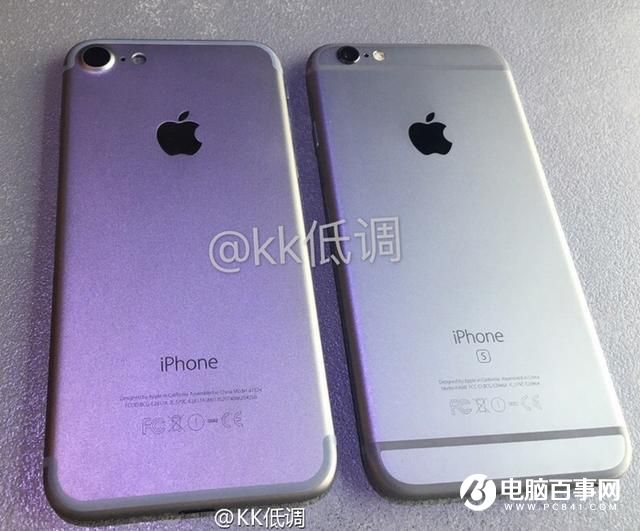 iPhone7與iPhone 6s真機對比圖來了!