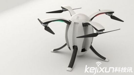 腦洞大開的無人機設計：形似駝鳥蛋