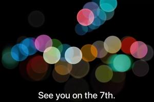 蘋果發(fā)邀請函 確認iPhone7 9月7日發(fā)布