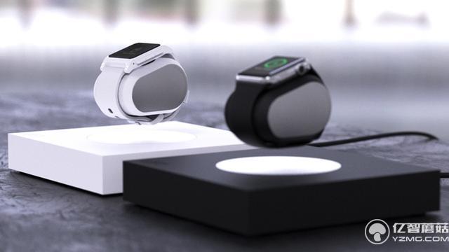 磁懸浮蘋果表底座 這可能是迄今為止最酷的了