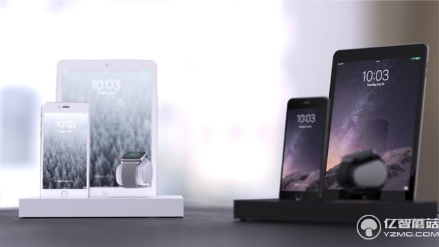 磁懸浮蘋果表底座 這可能是迄今為止最酷的了