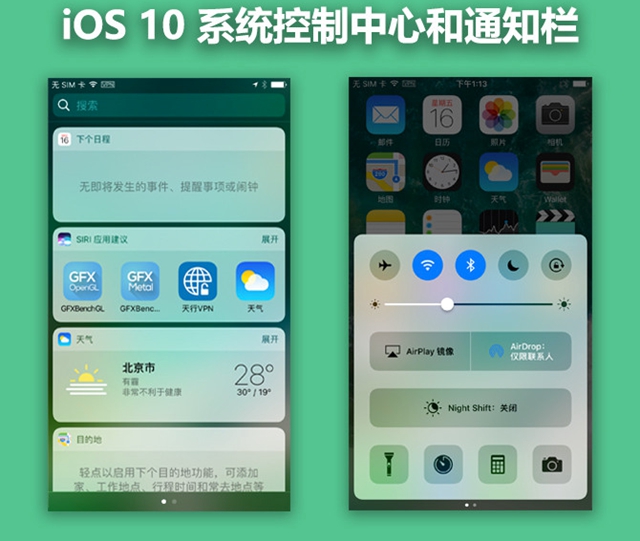iPhone7/Plus評(píng)測(cè) IOS10系統(tǒng)新特性介紹