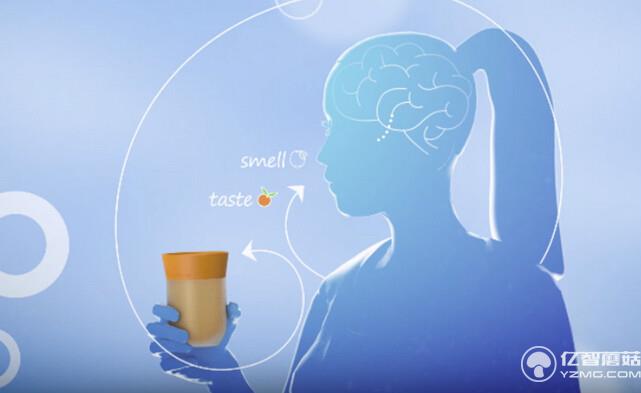 當我們喝進一些東西的時候，鼻子的感覺占80%，反而嘴巴的感覺只占20%