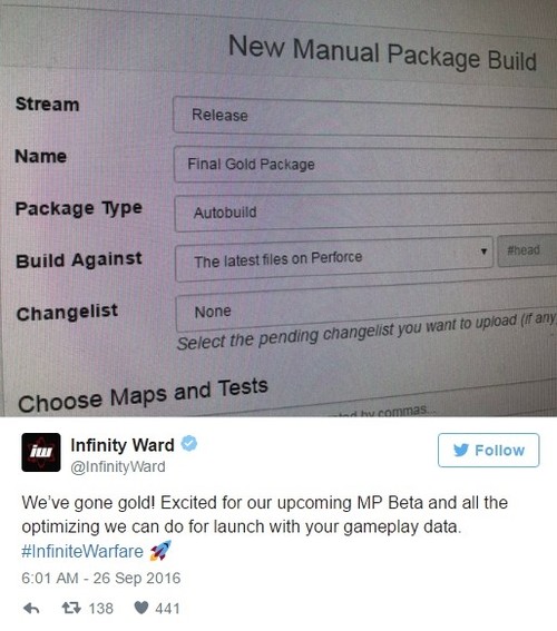 《使命召喚13》正式制作完成