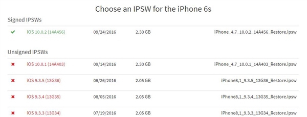 永別了iOS 9！蘋果關閉iOS 9.3.5/10.0.1刷機驗證