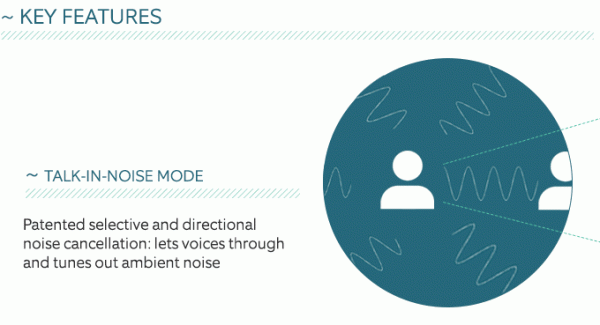 Tilde無(wú)線降噪耳機(jī):能選擇性降噪還能播放高品音頻