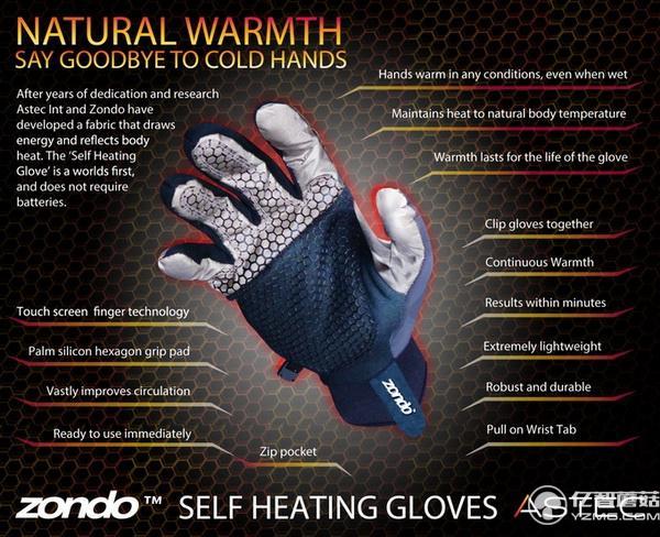 再也不怕手腳冰冷了 這款手套鞋墊自帶發熱功能