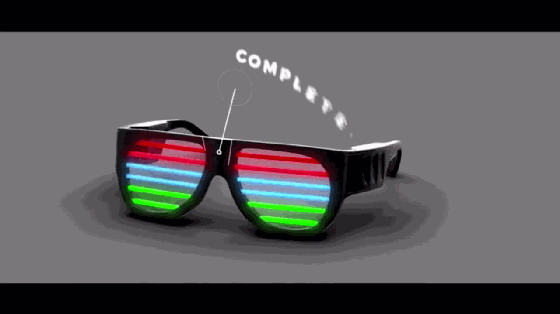 撩妹必備！這個發光眼鏡讓你瞬間成為Party焦點