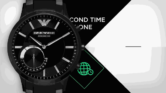 阿瑪尼也來搞智能手表啦!傳統(tǒng)風格智能“心”