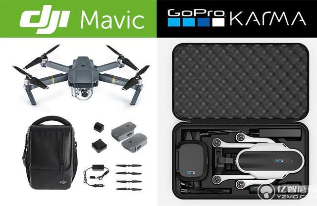 GoPro Karma與大疆Mavic對比：Karma圖像質量更好