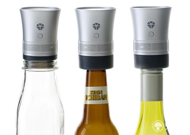 夠文藝！這個音樂瓶塞能讓玻璃瓶秒變無線音箱