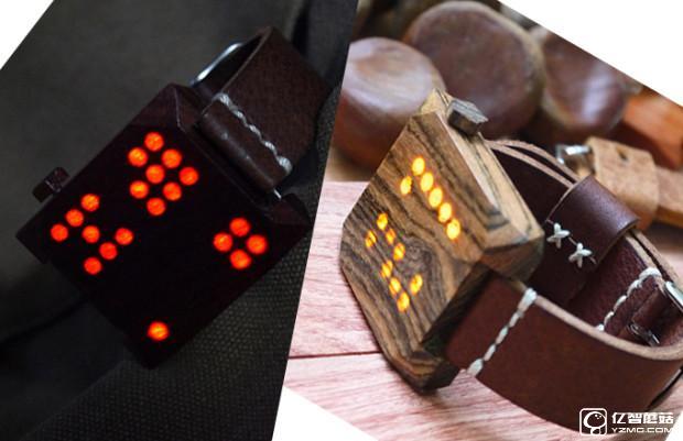 什么叫腦洞大開 這款木質手表居然還能玩游戲