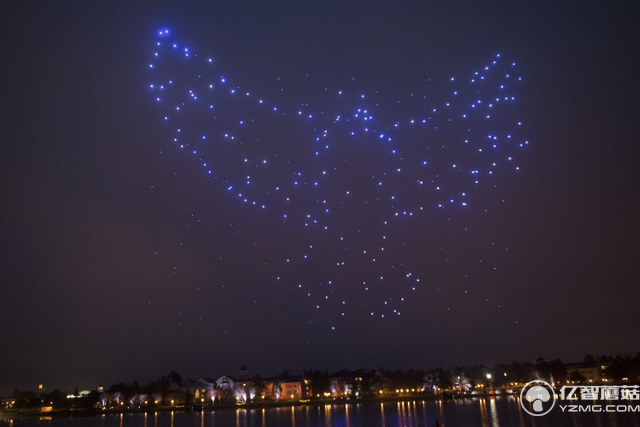 節慶專業無人機曝光 300架無人機將進行燈光表演