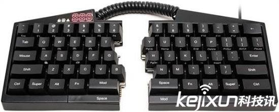 極限黑客機械鍵盤 分離式外觀支持開源編程