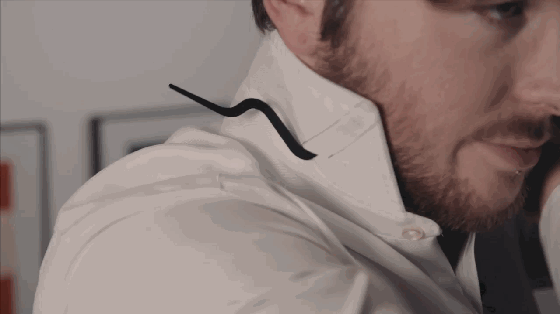 襯衫領子塌太猥瑣？戴上這個棍兒讓領子硬起來