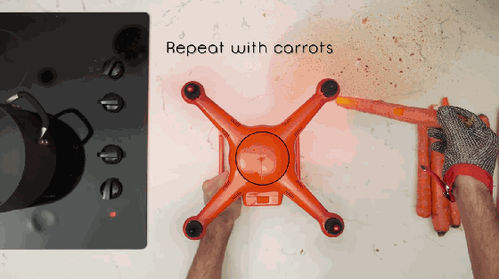 用無人機做感恩節晚餐！哥們你確定你敢吃？