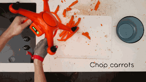 用無人機做感恩節晚餐！哥們你確定你敢吃？