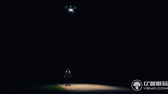 走夜路時如何出場自帶BGM？無人機為你照明就行